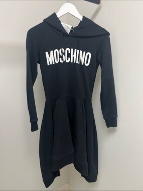 Moschino French Terry Hoodie Dress